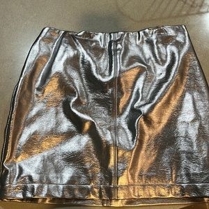 Hollister small silver, mini skirt